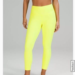 NWOT Lululemon Wunder under high rise tight 25” Luxtreme